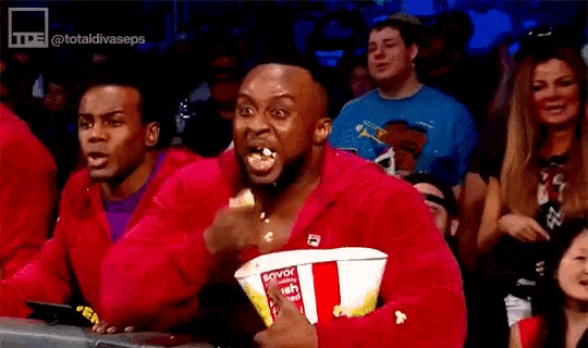 WATCH: Origins Of One Of Most Hilarious Used Viral GIFs Of Big E. Eating  Popcorn (VIDEO) | EWrestling