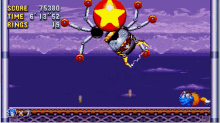 Sonic Mania Game GIF - Sonic Mania Game Spider Boss GIFs