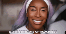 A Little Bit More Approachable Jackie Aina GIF - A Little Bit More Approachable Jackie Aina Nice GIFs