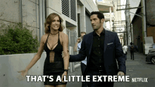 Thats A Little Extreme Tricia Helfer GIF - Thats A Little Extreme Tricia Helfer Charlotte Richards GIFs