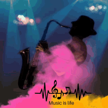 music saxophone life music is life good morning