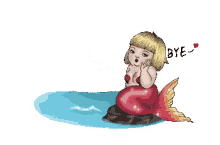 Bye Mermaid GIF - Bye Mermaid GIFs
