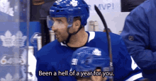 Nazem Kadri Been A Hell Of A Year For You GIF - Nazem Kadri Been A Hell Of A Year For You Toronto Maple Leafs GIFs