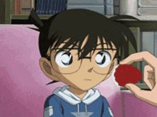 Haibara Ai Edogawa Conan GIF - Haibara Ai Edogawa Conan Ai Feeds Conan Strawberry GIFs