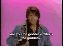 the80s the goddess are you the goddess smooth rose