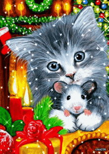 Christmas Cat GIF - Christmas Cat Love GIFs
