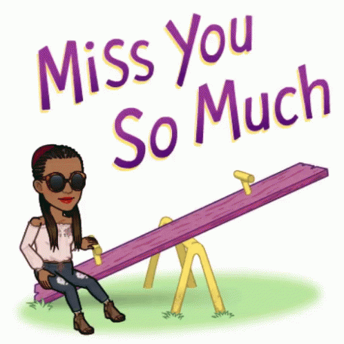 The perfect I Love You Too Miss You So Much Animated GIF for your convers.....