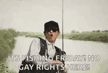 Fish Fishing GIF - Fish Fishing No Gay Rights Here GIFs