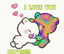 I Love You Gaby GIF - I Love You Gaby Hug GIFs