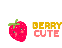 Berry Strawberry Sticker - Berry Strawberry Fruit Stickers