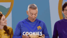 Cookies Happy GIF - Cookies Happy Anthony Field GIFs