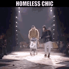 Homeless Chic Fashion Show GIF - Homeless Chic Fashion Show Runway GIFs