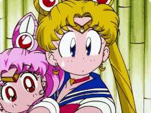 Sailor Moon Sailor Chibi Moon GIF - Sailor Moon Sailor Chibi Moon Confused GIFs