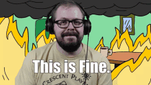 Andy Bundy This Is Fine GIF - Andy Bundy This Is Fine Meme GIFs
