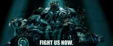 Transformers Megatron GIF - Transformers Megatron Fight Us Now GIFs