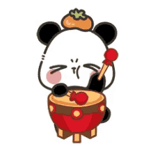 panda new year celebrate celebration celebrating