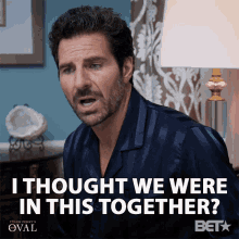 I Thought We Were In This Together Ed Quinn GIF - I Thought We Were In This Together Ed Quinn Hunter Franklin GIFs