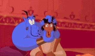 Aladdin Genie GIF - Aladdin Genie Funny - Discover &amp; Share GIFs