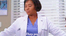 Greys Anatomy Miranda Bailey GIF - Greys Anatomy Miranda Bailey They Pop GIFs