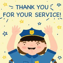 Law Enforcement Day Thank You GIF - Law Enforcement Day Thank You Yay GIFs