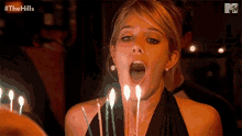 Blowing Of Candles Candle Blowing GIF - Blowing Of Candles Candle Blowing Hands Up GIFs