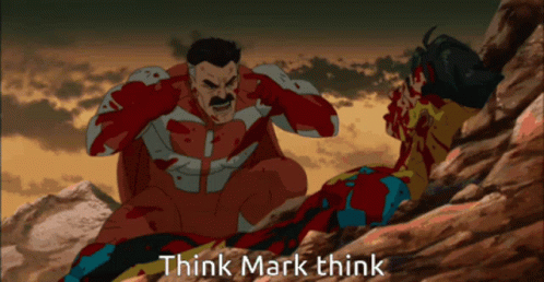 Think Mark Invincible GIF - Think Mark Invincible Omniman - Discover &amp;  Share GIFs