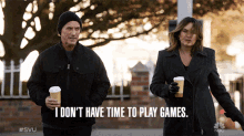 I Dont Have Time To Play Games Olivia Benson GIF - I Dont Have Time To Play Games Olivia Benson Mariska Hargitay GIFs