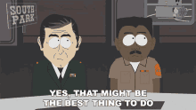 Yes That Might Be The Best Thing To Do Military GIF - Yes That Might Be The Best Thing To Do Military South Park GIFs