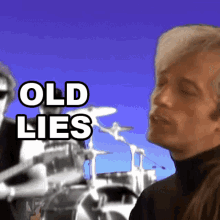Old Lies Robin Gibb GIF - Old Lies Robin Gibb Bee Gees GIFs
