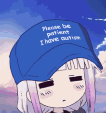 Please Be Patient Kanna GIF - Please Be Patient Kanna Hat GIFs