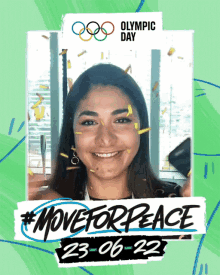 dancing move for peace happy excited olympic day
