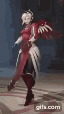 Mercy Laugh GIF - Mercy Laugh Overwatch GIFs
