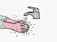 Washing Hand Animated Wash Hands GIF - Washing Hand Animated Wash Hands Virus GIFs