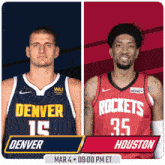 Denver Nuggets Vs. Houston Rockets Pre Game GIF - Nba Basketball Nba 2021 GIFs