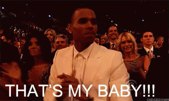 Thats,my,baby,Chris Brown,babe,clapping,gif,animated gif,gifs,meme.