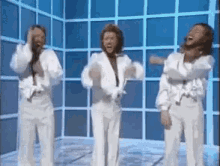 When Your Group'S Favorite Song Comes On GIF - Friends Squad Beegees GIFs