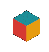 Cube Box Sticker - Cube Box Square Stickers