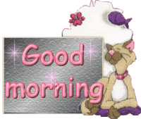Good Morning Sparkle Sticker - Good Morning Sparkle Cat Stickers