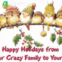 Happy Holidays From Our Crazy Family To Yours Gifkaro GIF - Happy Holidays From Our Crazy Family To Yours Gifkaro Merry Christmas GIFs