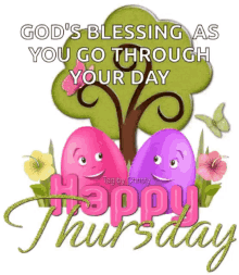 Happy Thursday Gods Blessing GIF - Happy Thursday Gods Blessing Good Day GIFs