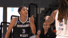 Chicago Sky Candace Parker GIF - Chicago Sky Candace Parker Pointing GIFs