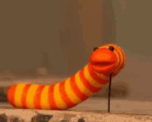 slimey slimy worm sesame street