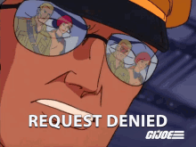 Request Denied Colonel Sharp GIF - Request Denied Colonel Sharp Gi Joe A Real American Hero GIFs