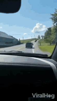Car Does Out Of Road Viralhog GIF - Car Does Out Of Road Viralhog Car Going Off Road GIFs