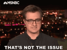 thats not the issue beyond the topic off topic not what we are talking about chris hayes