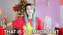 That Is So Important Important GIF - That Is So Important Important Jessie Paege GIFs