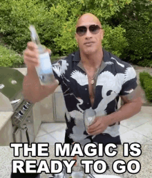 The Magic Is Ready To Go Dwayne Johnson GIF - The Magic Is Ready To Go Dwayne Johnson The Rock GIFs