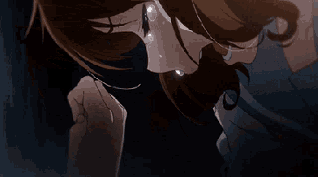 Sad Anime Girl Crying Gif