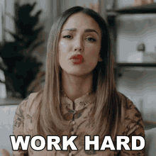 Work Hard Jessica Alba GIF - Work Hard Jessica Alba Bustle GIFs