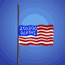 250000deaths American Flag GIF - 250000deaths American Flag Us Flag GIFs
